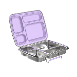 Contenedor de Alimentos Personalizado, Portátil, para Sándwiches, Apto para Microondas, Hermético, Lonchera de Acero Inoxidable, Loncheras Bento para Niños - Product Image 5