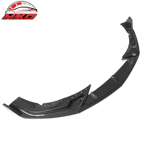 Pour Cadillac CT4, impression fibre de carbone, 2020-2026, lèvre de pare-chocs avant, spoiler de menton, PP, diffuseur 3 pièces, protection de menton - Product Image 4