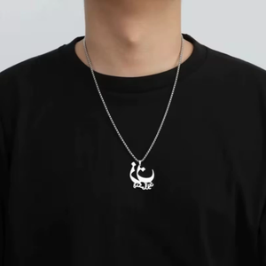Collier avec poème persan en acier inoxydable pour femmes, pendentif Liberté Zan Zendegi Azadi, chaîne <span class=keywords><strong>de</strong></span> collier, bijoux, cadeau - Product Image 4