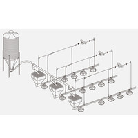 Système d'abreuvoir automatique à tétine pour poulailler, bac d'alimentation pour volailles, élevage de poulets de chair