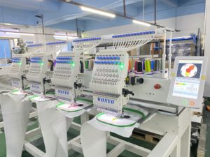 Máquina de bordado de tapa de aguja múltiple computarizada comercial 9/12/15 Condición nueva y <span class=keywords><strong>usada</strong></span> para uso doméstico y tiendas de impresión - Product Image 2
