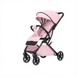 <span class=keywords><strong>Poussette</strong></span> Bébé Portable de Qualité en Promotion – Mini Chariot Confortable en Coton, Landau de Luxe Compact pour Cabine, Buggy Bébé en Acier Inoxydable - Product Image 1