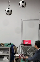 Utilisation d'un ballon de football aérien, Top Ball Game Jeux interactifs Jeux d'événement Jeux de carnaval Accessoires