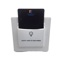 Interruptor de Ahorro de Energía con Soporte para Tarjeta RFID para Habitaciones de Hotel Inteligentes Sachikoo, 110V-250V CA, 12V CC, Enchufable, Blanco, M2