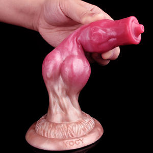Kunstmatige Hond <span class=keywords><strong>Dildo</strong></span> Voor Mannen En Vrouwen Masturbatie Dier Penis Met Zuignap - Product Image 4