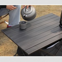 Großhandel Zusammenklappbarer Eierrollen-Schlitztisch X-Rahmen Schnellaufbau Tragbarer Ultraleichter Outdoor-Metall-Campingständer