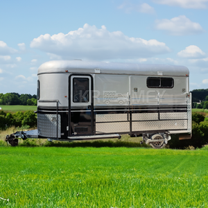 Australia Standard 2-Horse Special Transportation <b>Trailer</b> ADR Compliance Straight Loading No-Corrosion <b>Flooring</b> for Camping - Product Image 6