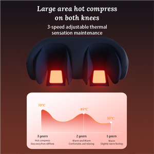 เครื่องนวดเข่าแบบบีบอัดอากาศบรรเทาอาการปวดที่นวดเท้าแบบคู่พร้อมการควบคุมจังหวะความร้อนทันสมัย - Product Image 6