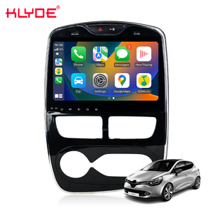 Autoradio GPS Android 10,1 pouces pour <span class=keywords><strong>Renault</strong></span> <span class=keywords><strong>Clio</strong></span> 2012-2016 (AT/MT) avec caméra de recul AHD - Product Image 1
