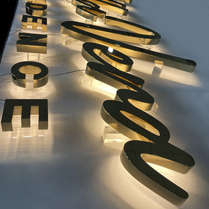 Hot Selling Outdoor DIY 3D LED Backlit Channel Letter Sign Board Premium <strong>Advertising</strong> <strong>Light</strong> <strong>Boxes</strong> - Product Image 4