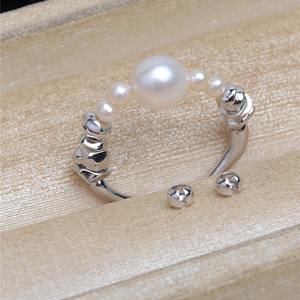 Anillo de Plata S925 para DIY, Anillo de Bambú con Orificio Pasante 5554, Elegante Accesorio de Joyería - Product Image 2