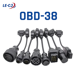 Juego Completo <span class=keywords><strong>de</strong></span> 8 Cables OBD OBD2 <span class=keywords><strong>para</strong></span> Diagnóstico <span class=keywords><strong>de</strong></span> Camiones y Automóviles, Kit <span class=keywords><strong>de</strong></span> 8 Cables <span class=keywords><strong>para</strong></span> Vehículos con Pines Activados, Adaptadores <span class=keywords><strong>para</strong></span> Camiones - Product Image 4