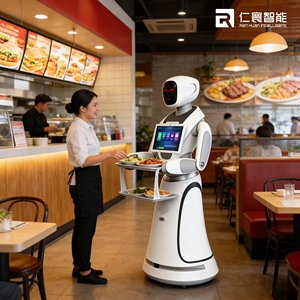 Robot di Servizio Intelligente con Navigazione AI per Consegna Cibo, Caffè, Ristoranti, Hotel e Reception - Product Image 5