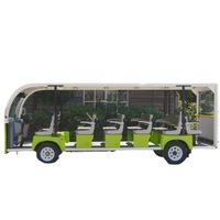Autobus scolaire électrique 14 places personnalisé pour les visites touristiques Voiture électrique écologique