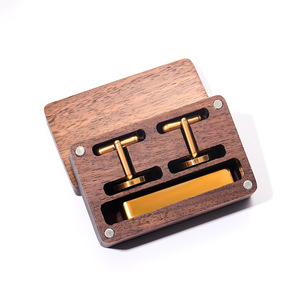 Juego <span class=keywords><strong>de</strong></span> Gemelos y Pasador <span class=keywords><strong>de</strong></span> Corbata <span class=keywords><strong>de</strong></span> Acero Inoxidable Personalizados - Caja <span class=keywords><strong>de</strong></span> Madera Grabada a Medida, Regalo <span class=keywords><strong>de</strong></span> Boda para Novio, Esposo, <span class=keywords><strong>Padre</strong></span>, <span class=keywords><strong>Hijo</strong></span> - Product Image 2