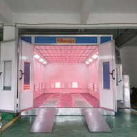 Cabine de peinture automobile à infrarouge CE avec four de séchage et aspiration descendante pour garage, réparation de carrosserie et peinture automobile