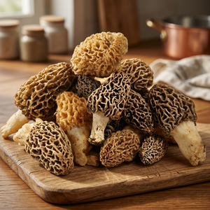 100% Morilles séchées pures et naturelles Fournisseur de produits agricoles de l'Inde - Product Image 1