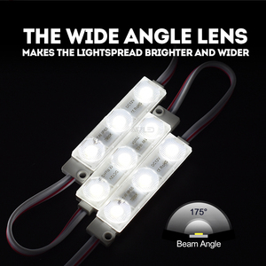 Cold White 3 Pixel <b>Led</b> <b>Strip</b> Module 50pcs/string 10000K 7000K 3000K 1W Flexible Outdoor <b>Led</b> 12V24V Billboard Signage IP68 Module - Product Image 3