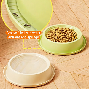 ชามอาหารแมวแบบยกสูง วัสดุ PP ป้อง<span class=keywords><strong>กัน</strong></span><span class=keywords><strong>มด</strong></span> ชามอาหารสัตว์เลี้ยงแบบยกสูง ช่วยป้อง<span class=keywords><strong>กัน</strong></span>การก้มเก็บอาหาร สำหรับแมวและสุนัขพันธุ์เล็ก - Product Image 3