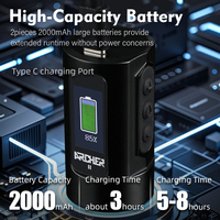 Stylo à tatouer sans fil Archer II 2pcs Batterie rechargeable pour tatouage Connecteur RCA Pistolet à tatouer