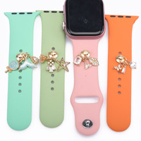 Bracelet de montre Charms Anneau décoratif pour bracelet Ongles créatifs Bracelet de montre Accessoires Bracelet iWatch