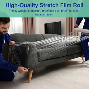 Pellicola Estensibile Manuale a Prezzo di Fabbrica, <span class=keywords><strong>Film</strong></span> Estensibile Morbido LLDPE, Rotoli di Pellicola Plastica - Product Image 6