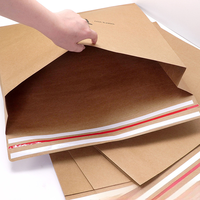 Enveloppes en papier kraft auto-adhésives en gros, sacs d'expédition personnalisés pour vêtements, emballages postaux