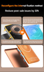 Batería Externa W002C Ultrafina de 7.5mm, Magnética, de Aleación de Aluminio, Alta Capacidad, Batería de Litio 18650, Carga Rápida Inalámbrica de 20W - Product Image 6