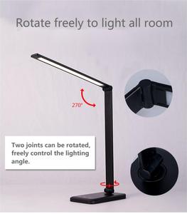 Lampada da Scrivania <span class=keywords><strong>LED</strong></span> Moderna con Porta di Ricarica USB, Luce da Tavolo per Ufficio Salva-Vista, Lampada Notturna all'Ingrosso per Scrivania Studio - Product Image 6