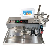 Máquina de codificación automática de etiquetas de número de lote y fecha de caducidad, tinta sólida de alta velocidad