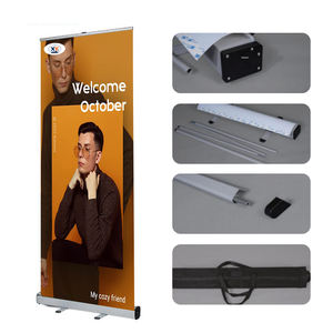 Высококачественный выдвижной стенд-роллап с широким основанием для рекламных баннеров - Product Image 2