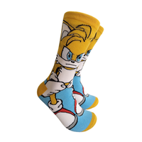 Chaussettes tendance pour hommes, personnages de dessins animés tricotés sur mesure, coton coloré, hiver, chaussettes amusantes unisexes