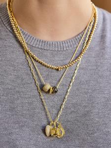 Custom 18K Gold Plated Heart Pendant Necklace Fashionable Zirconia Sparkling Charm Brass Material Custom <strong>Jewellery</strong> - Product Image 6