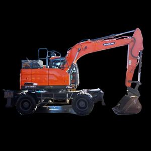 Excavatrice sur pneus d'occasion Doosan DX165W, moteur Doosan, DX140, DH150, boîte de vitesses, pompe, coupleur rapide, brise-roche Daewoo, certifiée CE - Product Image 2