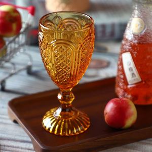 245ml Amber Color Champagne <b>Goblet</b> Glassware Nordic Juice Drinking <b>Wine</b> Glasses <b>Goblets</b> - Product Image 3