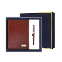Cahier de notes A5 multicolore avec couverture en métal personnalisé sérigraphié Stylo roller en plastique Cadeau d'affaires