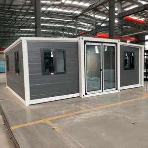 Maison conteneur en acier modulaire préfabriquée extensible avec design de mini-villa pour usage hôtelier et scolaire, garantie de 3 ans - Product Image 1