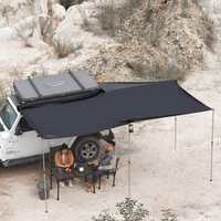 Auvent de véhicule 270 degrés, accessoires de tente de toit, rétractable, 4x4, résistant aux intempéries, UV50+, Oxford, quatre saisons, pour la plage