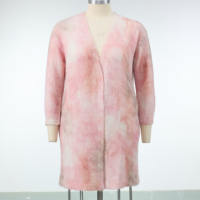 Cardigan en maille décontracté pour femme, 76 % polyester, col rond, manches longues, anti-rétrécissement, anti-boulochage, anti-plis, respirant