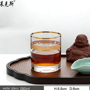 Set di Bicchieri da Whisky di Lusso per <span class=keywords><strong>Hotel</strong></span>, Stile Tumbler, Bicchieri da Gin in Quarzo Trasparente 280ml, Design Moderno e Classico di Alta Qualità - Product Image 5