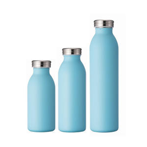 Botella Deportiva para Exteriores, Taza Aislante, Taza de Leche Creativa Americana, Botella de Leche de Doble Capa de Acero Inoxidable 304 - Product Image 1