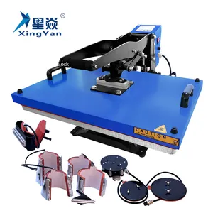 Xingyan Hot Sale 40x60cm 8 In1 Combo Heat Press Machine Multi-functional Sublimation Machine