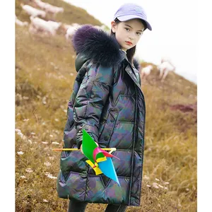 Outwear Girls Quilted Puffer Jacket Kinder Daunen jacken für Winter Kids Bubble Coat