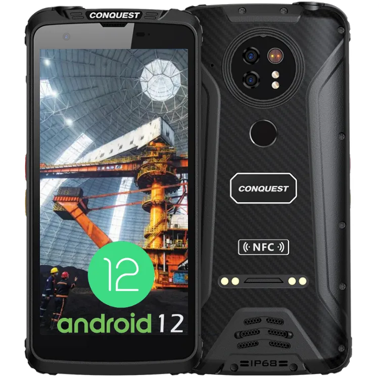 Android12 4G intrinsically safe rugged phone 6+128GB IP68 waterproof dustproof shockproof rugged phone PTT walkie talkie Poc