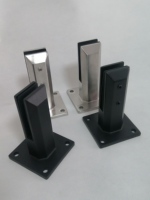 2205 Tiges de fixation pour clôture de piscine, non conductrices, à fixation au sol, pour verre de 12 mm