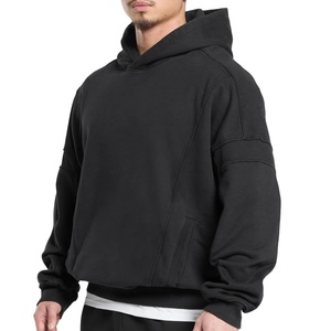 Fabricant sur mesure de sweats à capuche d'hiver, approvisionnement direct, sweats à capuche pour hommes à coupe ample personnalisés, chauds, grande taille, tendance - Product Image 3