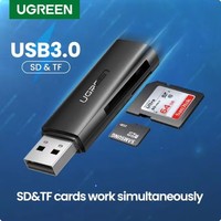 Lecteur de carte UGREEN tout en un USB 3.0 USB 2.0 Lecteur de carte SD Mémoire pour mémoire SDHC SDXC TF M2 MMC XD MS PRO Produits de gros
