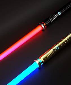 High Quality Promotional Toy 10 RGB Colors Dueling <b>Light</b> Saber Sword with Alloy Handle 6 Sound Effects USB Rechargeable - Product Image 3