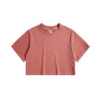 Jicai Streetwear surdimensionné de haute qualité personnalisé Y2k vêtements haut court d'été pour femmes t-shirt
