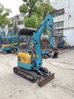 Kubota-miniexcavadora u17 de segunda mano, motor diésel de 2 toneladas